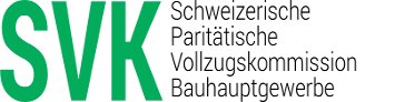 Logo Schweizerische Paritätische Vollzugskommission Bauhauptgewerbe (SVK)